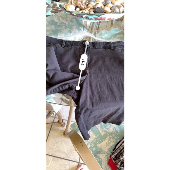 Talbots Bermuda Shorts Women’s Size 10 Charcoal Gray Cotton Spandex Classic Fit - Picture 5 of 10